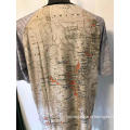 Colorado Map Printed Men's Raglan Sleeve Tee Shirts